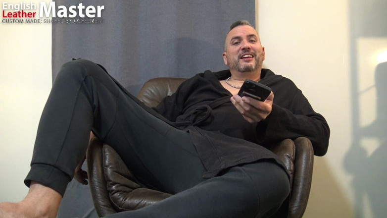 English Leather Master: Stepdad Tells Fart Jokes and Farts at You