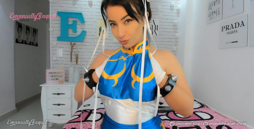 Emanuelly Raquel: Masturbazione anale istruzioni di chun li cosplay