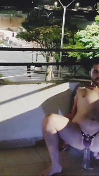Quickie at the Balcony