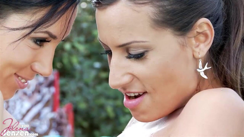 Jelena Jensen: Jelena jensen aur kaamuk Jane hot mast lesbiyan choot pool...