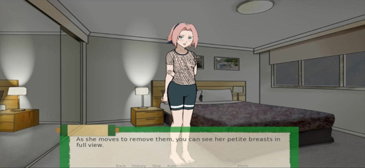 Hentai World: Jikage rostoucí Sakura Haruno 1