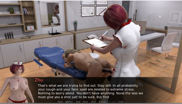 XXX Games Bunk - Trans: Futa Groves - Gameplay - Roleplay - Sissy Spanked, Throat Fuck and Drinking...