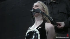 Three Models Suffer on Their Knees Live, Part 1