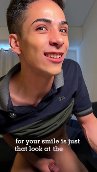 Smiling and Jerking off