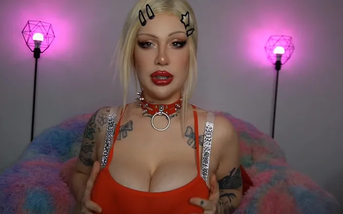 LDBMistress: Busty Italian Goth Blonde Makes You Broke - Findom JOI
