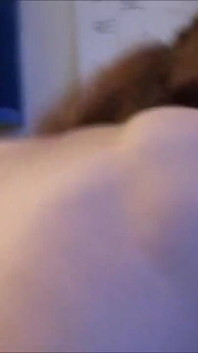 Redhead wife takes facial after amateur fucking in the kitchen - closeup