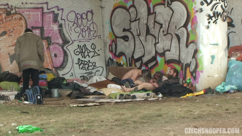 Czech Snooper: Snooper checo 10 al aire libre pareja sexo en cámara - cero...
