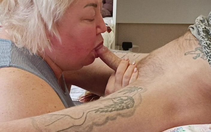 Zona901: Wife Watches Mother-in-law Sucking My Dick and Swallowing Cum