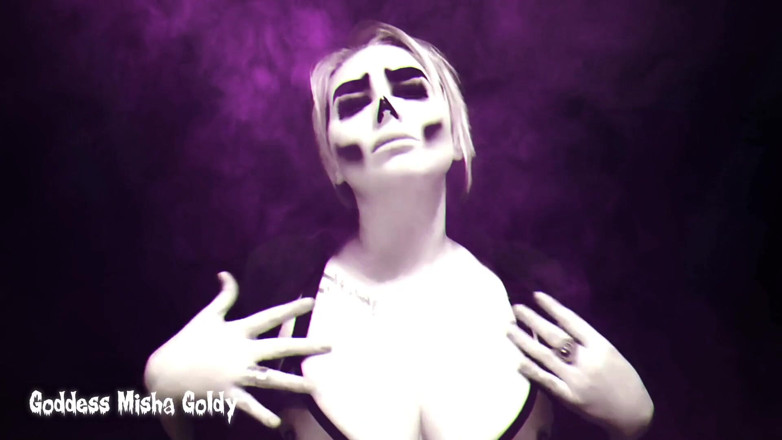 Goddess Misha Goldy: Мои темные силы заставят ваше желание дрочить, чтобы выйти из-под контроля! WMV