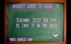 Endast ljud - Lär sissy boi pat att ta det i rumpan