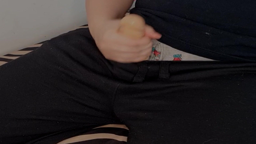Genderfluid Person, Jerking off My Strap on (Dramatic dumpster fire)