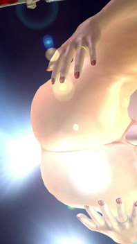 Intense 3D Animation: Beautiful Shemale Lifts and Fucks an Asian Girl