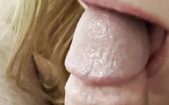 Maria Kane: Asmr Close up: Sensual Blowjob and Frenulum Licking with Cumshot