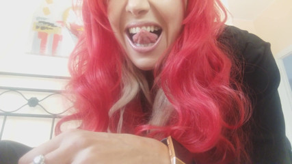 savannahamatoriale: Lavinia the Italian redhead mistress, talks to her worm