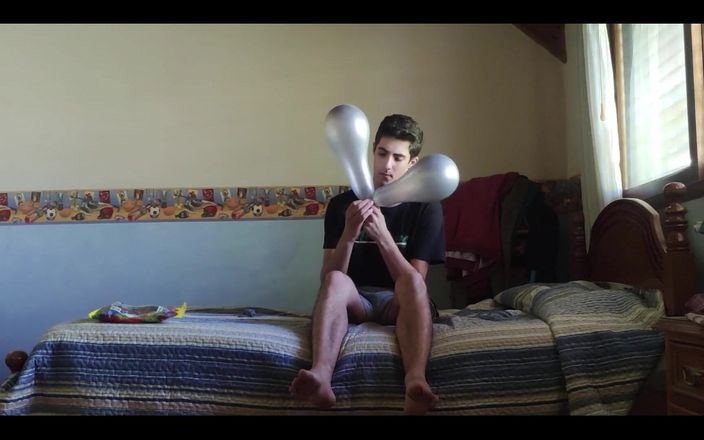 Floatie Boy: Een balloncluster maken