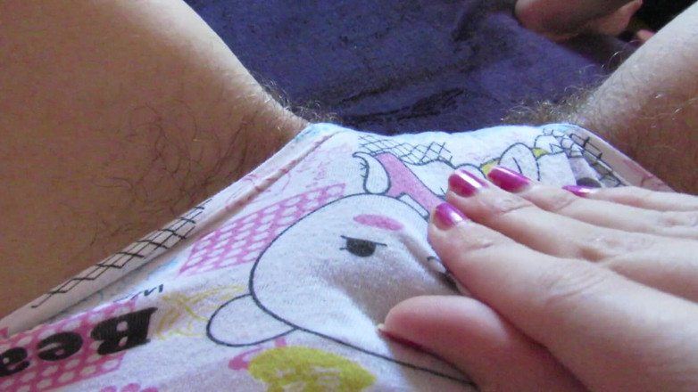 Cuteblonde666: Duża łechtaczka wcierania w słodkie majtki