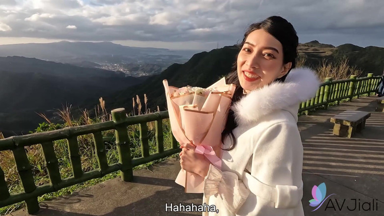 AV Jiali: POV Date with Smoking Hot Brunette Babe, Jiaxin