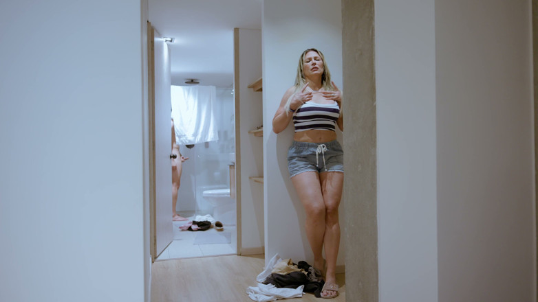 MilanRodriguez: MILF Stepmom Catches Me Bathing Naked and It Makes Her...