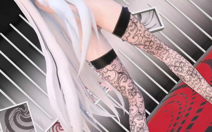 Smixix: Yowane Haku Undress Dance Sexy Lingerie Hentai Stickysticky Song Mmd 3D...