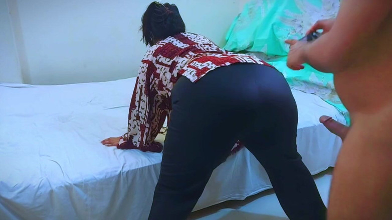 Your Boy's Cum: Indyjski kolaż dziewczyna seks z chłopakiem, gdy jej rodziców nie...