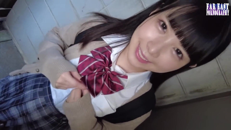 Far East pornography: Doll Like Bliss with a Dark Haired Tease on a...
