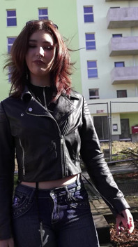 German Scout - Skinny Redhead Teen Scarlett Spark Get Eye Rolling Orgasm at Casting Sex