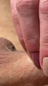 Předkožka hrát tvrdě a honění s Post Cum Play