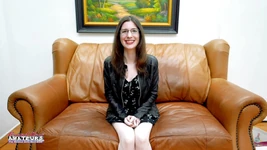 Part 1 of 2 submissive freaky MILF gets undressed for the camera sucks cock and masturbates for porn audition