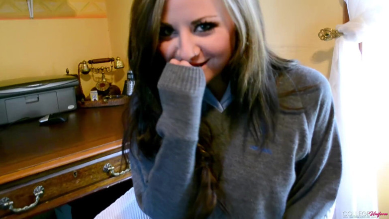 College Uniform: In Grey Featuring Tamsin K