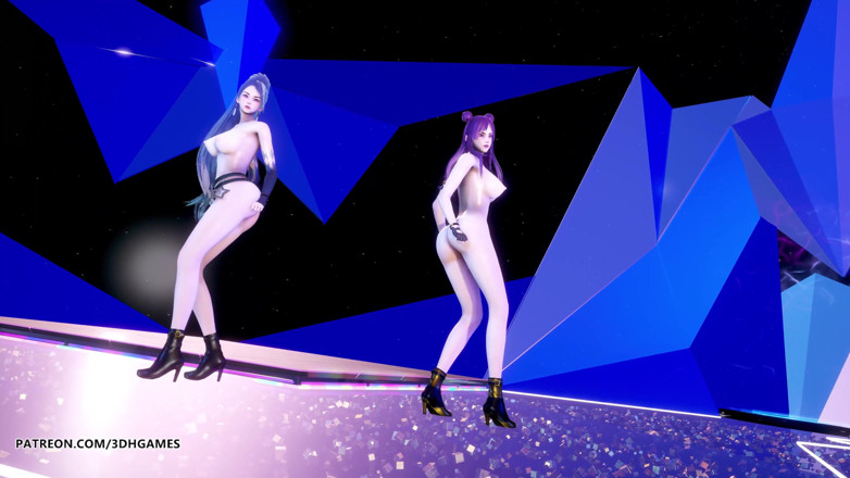 3D-Hentai Games: [MMD] (G)I-DLE - Латата Кайса гарячий стриптиз ліга легенд kda 4k 60fps