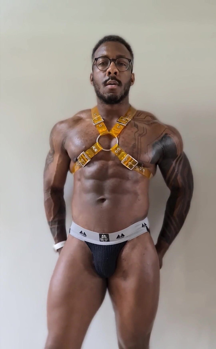Amadeus: Questa nuova imbracatura prende fuoco in giallo da #stongpup su Instagram...