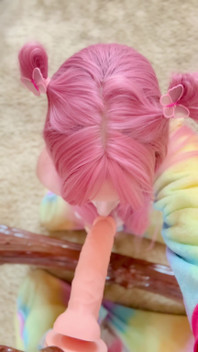 I'm Practicing Swallowing Cum on a Dildo.