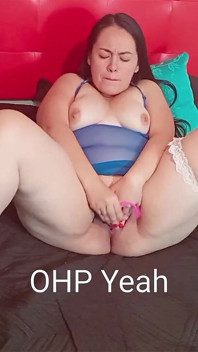 BBW Step Mom Cums Hard with Lovense in Her Pussy - POV