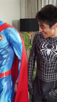 Superman X Spiderman Costume Roleplay