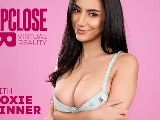 Up Close VR - You Enjoy Roxie Sinner's Big Naturals Before Giving Her a Creampie