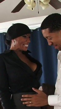 Hot Black Girl Gets Her Pussy Smashed Doggy Style by Big Black Cock