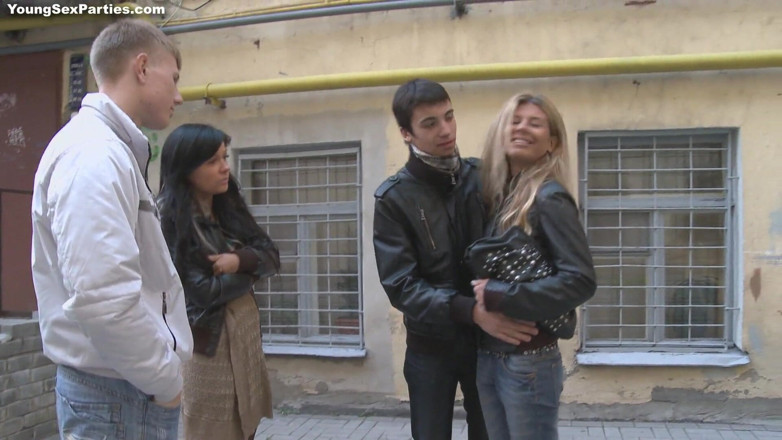 Young Sex Parties: Freshmen fuck to get to know one another