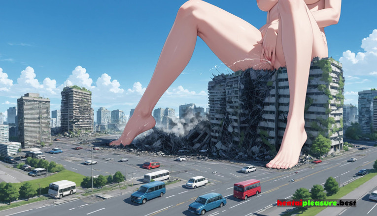 2danimationclips: Giantess Masturbates