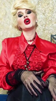 Halloween Red Lipstick Kisses