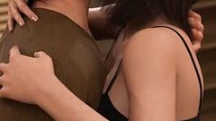 Lewd Delivery: the Delivery Guy and the Hot Horny Photo Model, Passionate Sex with Creampie and Cum on the Ass - Episode 1