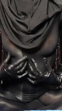 Worshipping My Encased Tits