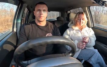 I Gave a Ride to a Fellow Traveler and Fucked Her
