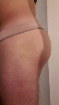 Ass in Girls Underwear