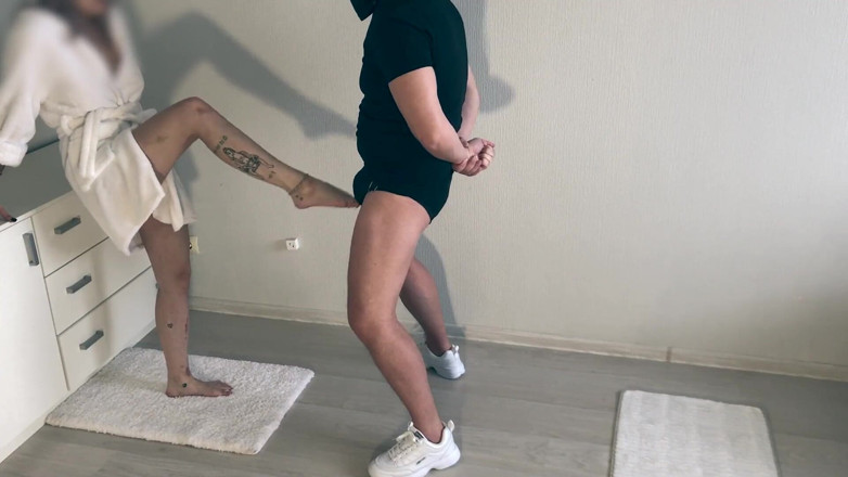 Amateur_fetish: Teen ballbusting 1 | angle 2