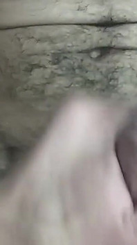 Hairy Cumshot with a Lot of Cock Smell