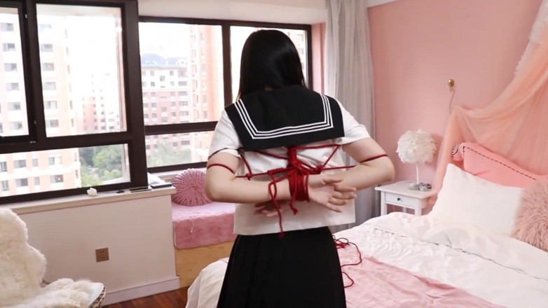 Aisan girl bondage: Gg50 - sundar larki khud ko rassiyon ke sanyam aur bistar...