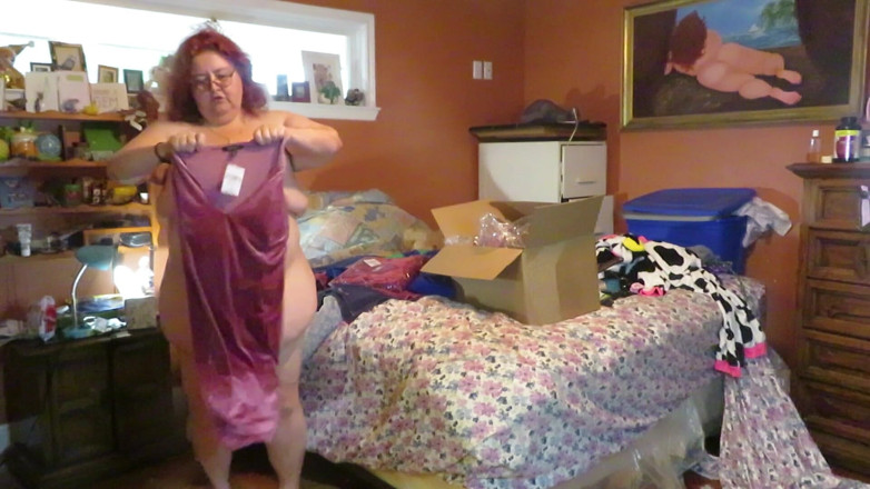 BBW nurse Vicki adventures with friends: Part 3 trying on new items for videos makeing request show...