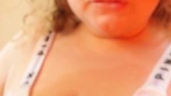 BBW See Through Top with Massive Boobs Inside