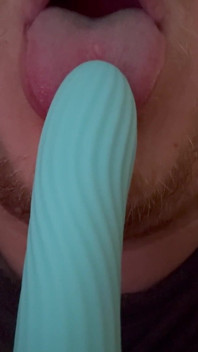 Yavaş çekimde emiyor - dildo