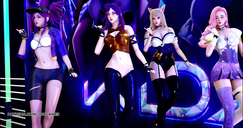 3D-Hentai Games: BLACKPINK - Forever young striptease 4K 60FPS